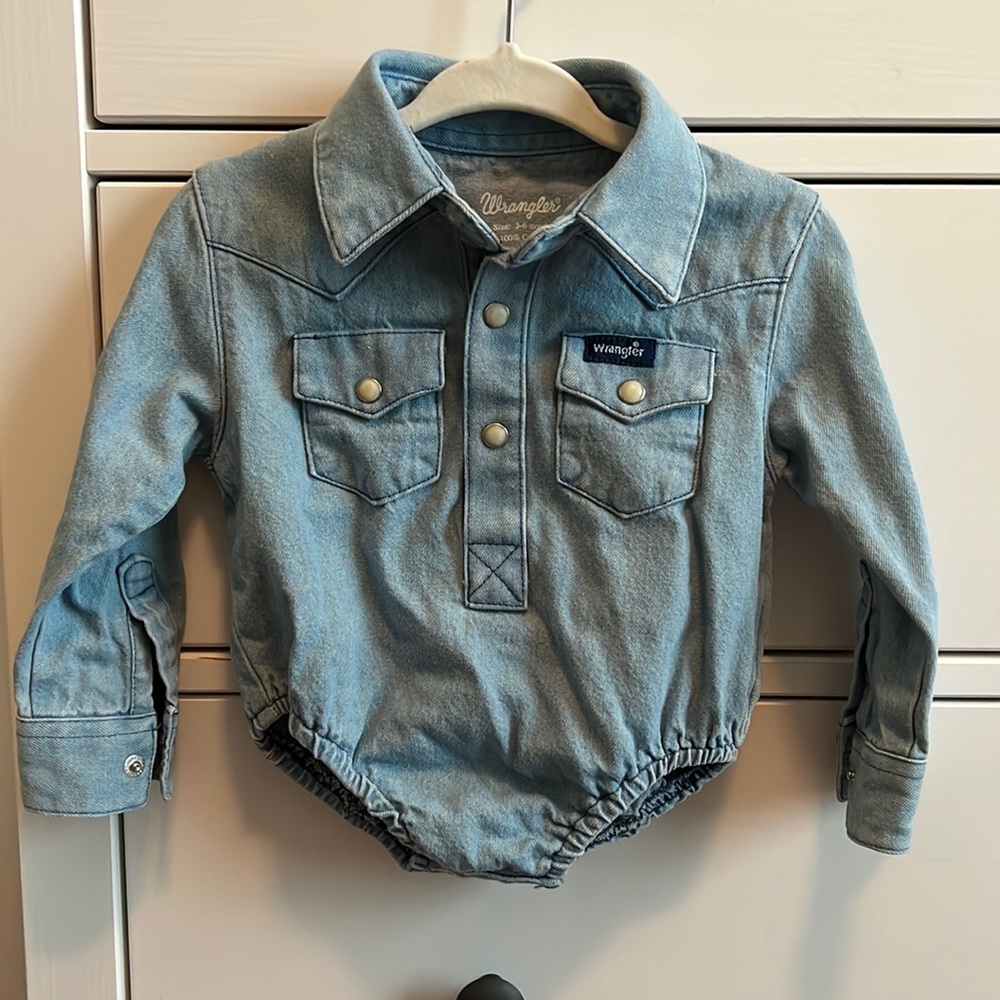 Wrangler denim onesie